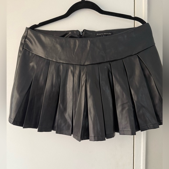 Skort Haute Monde Taille XL - Faux Daim Marron - Style Wrap - Neuf